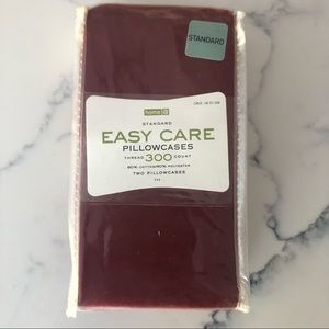 New Two Standard Pillow Cases.  300 Thread Count.